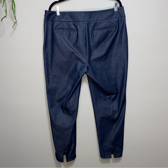 NWOT Talbots Chatham Slim Ankle Pants - Redefined Denim Size 14 - Picture 4 of 10